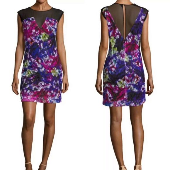 NWT Sandro Reveil Floral Print Dress Size 1 (S) - Picture 1 of 16